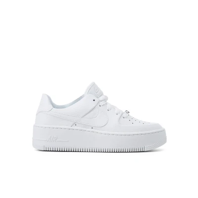 Nike - Air Force 1 Sage Low platform sneakers  Women (Women, White, 9)