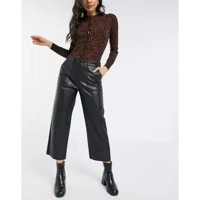 Vero Moda Pants In Faux Leather