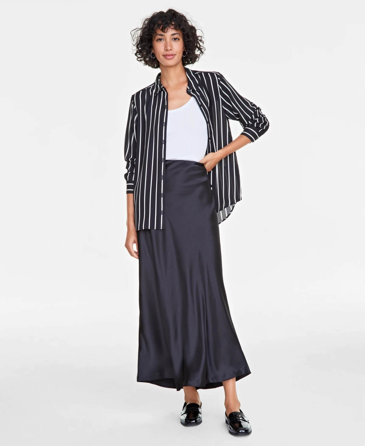 On 34th Women's Maxi Slip Skirt