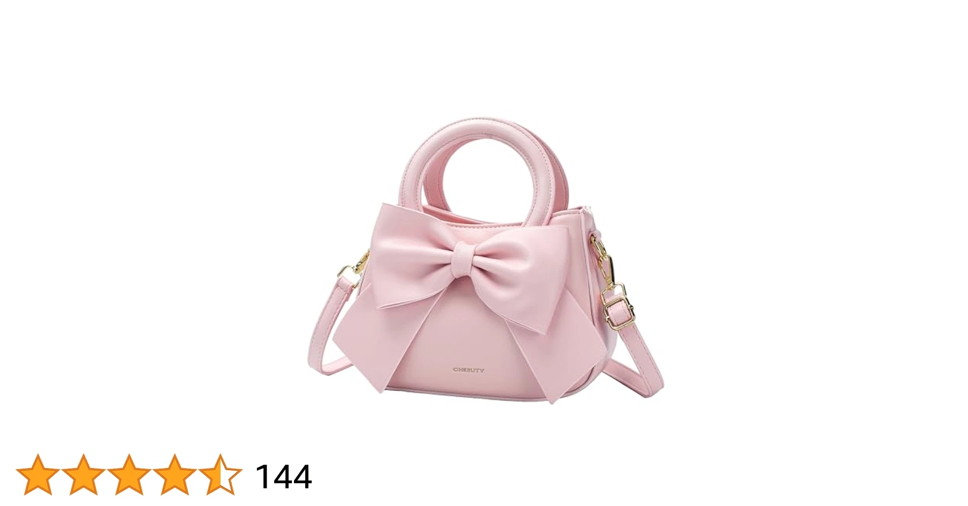 Small Purses for Women Crossbody Bag, Vegan Leather Crossbody Purses and Handbags with Top Carry Handle and Cute Bow Knot