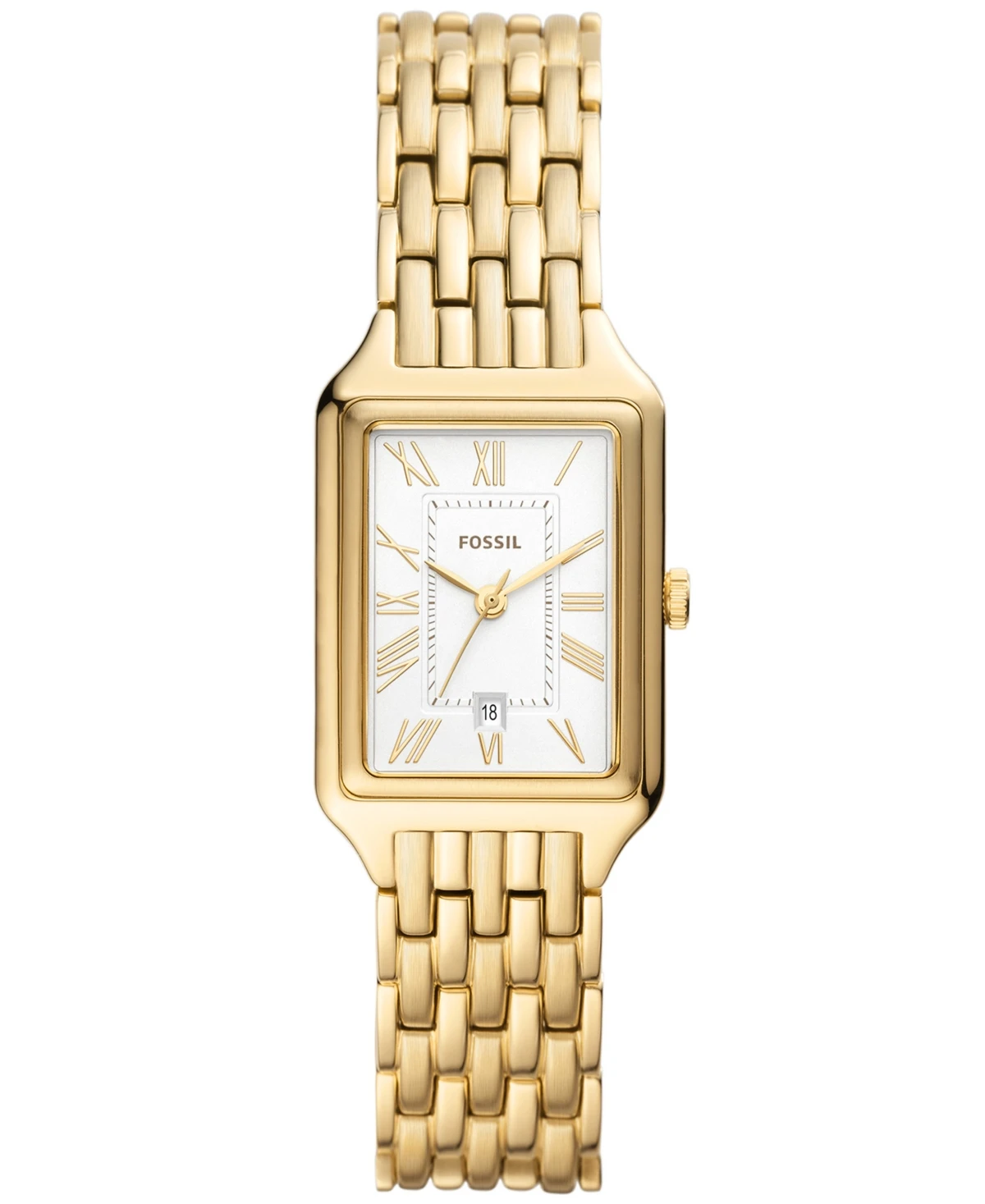 Fossil Women's Raquel Gold-Tone Stainless Steel Bracelet Watch, 23mm - Gold-Tone
