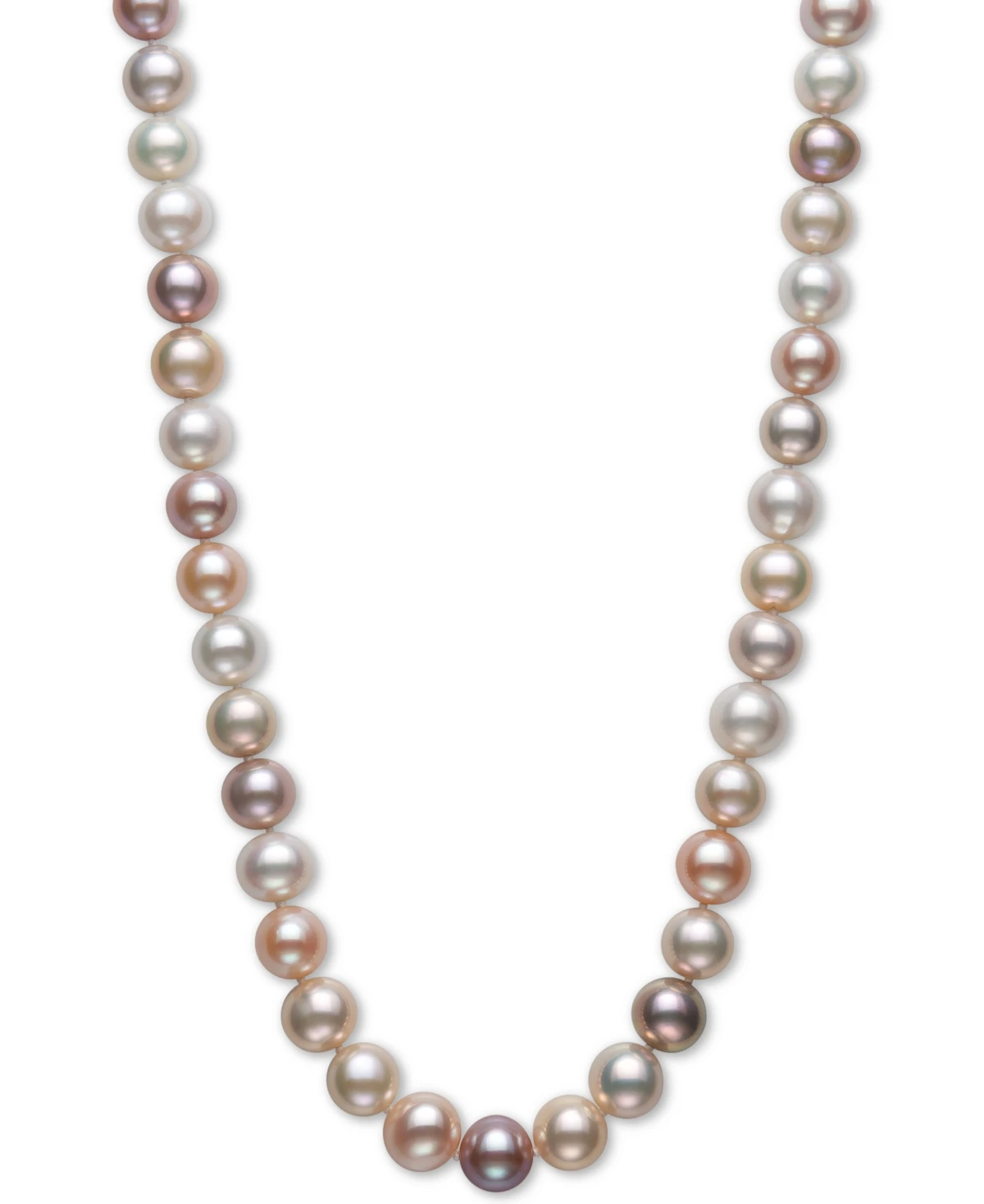 Belle de Mer Cultured Freshwater Pearl (9-1/2mm) Collar 18" Necklace - Multi