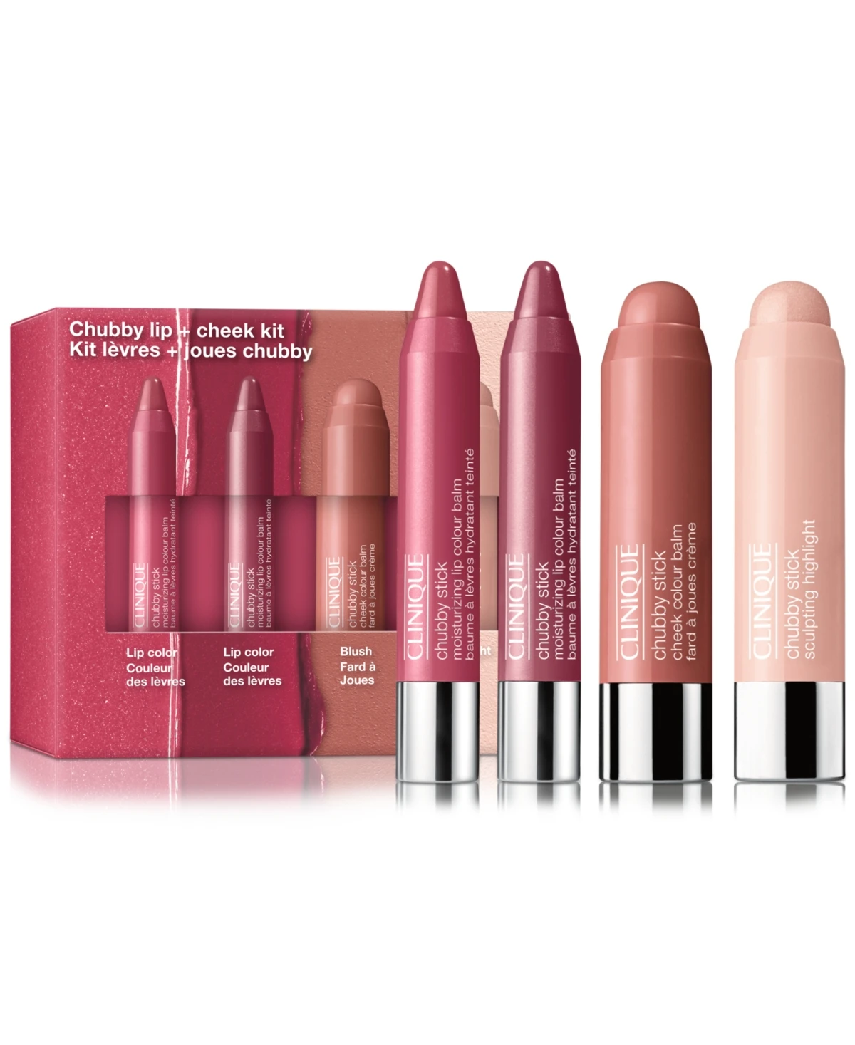 Clinique 4-Pc. Chubby Lip + Cheek Makeup Set