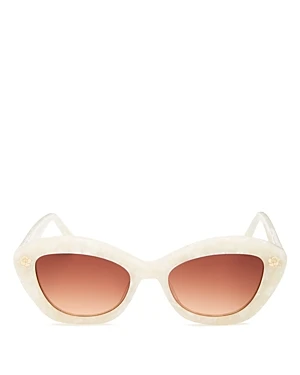 LoveShackFancy Hessel Cat Eye Sunglasses, 53mm