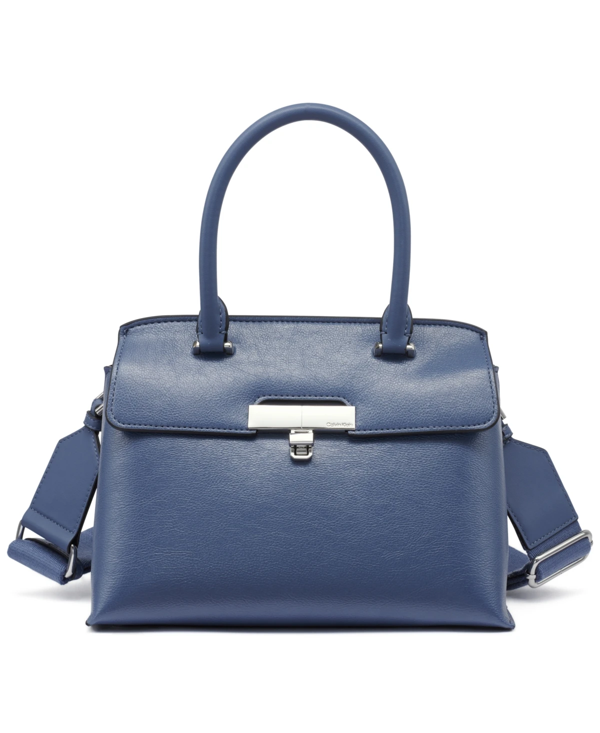 Calvin Klein Becky Convertible Turn Lock Crossbody Bag - Folkstone Gray