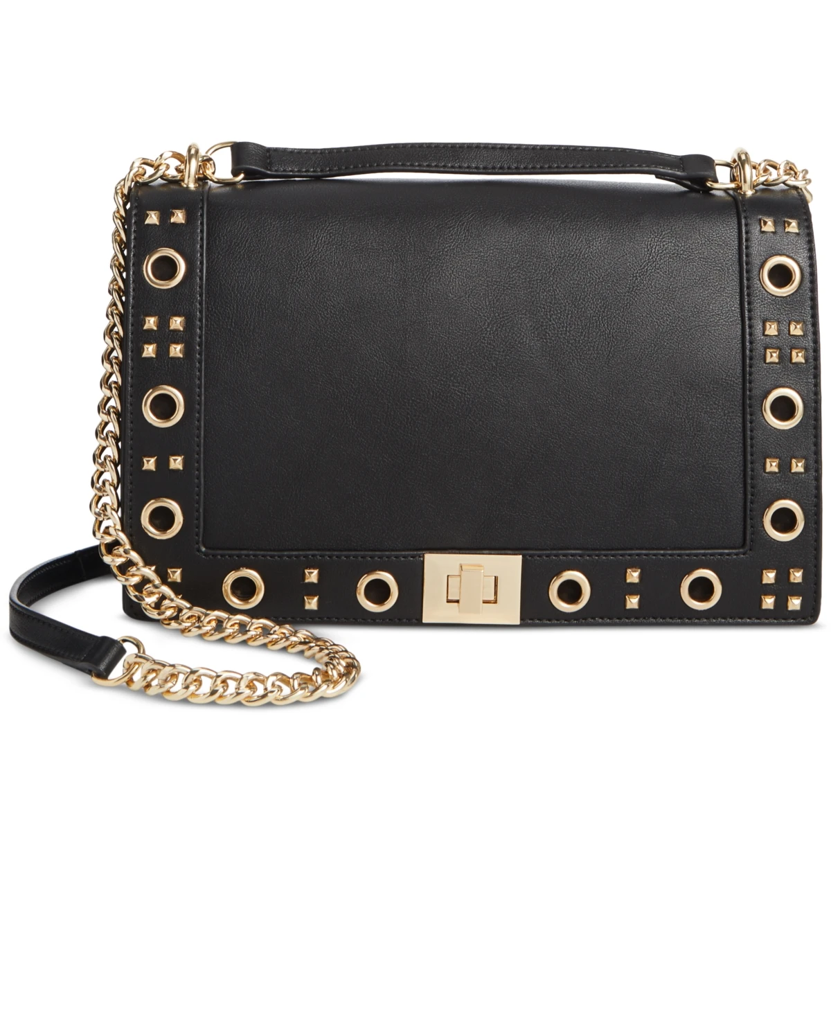 I.n.c. International Concepts Ajae Flap Small Studded Shoulder Bag