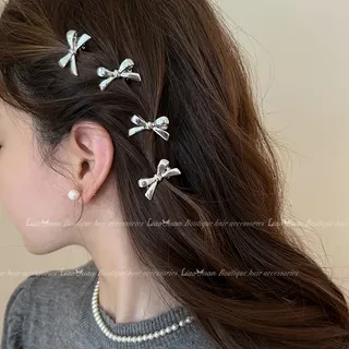 Bow Hair Clip Set