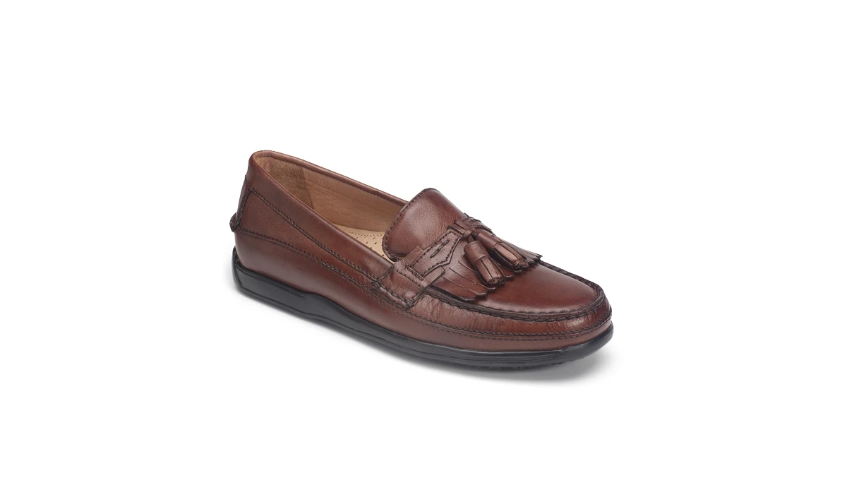 Dockers Men's Sinclair Kiltie Tassel Loafer - Brown