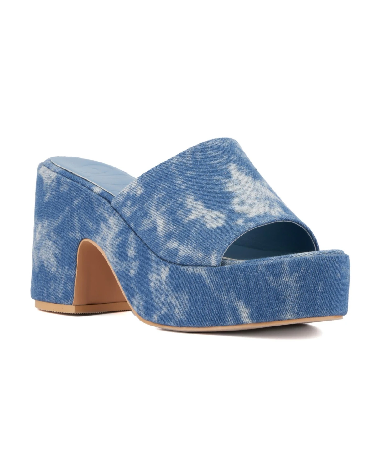 Olivia Miller Women's Crush Platform Heel sandals - Blue