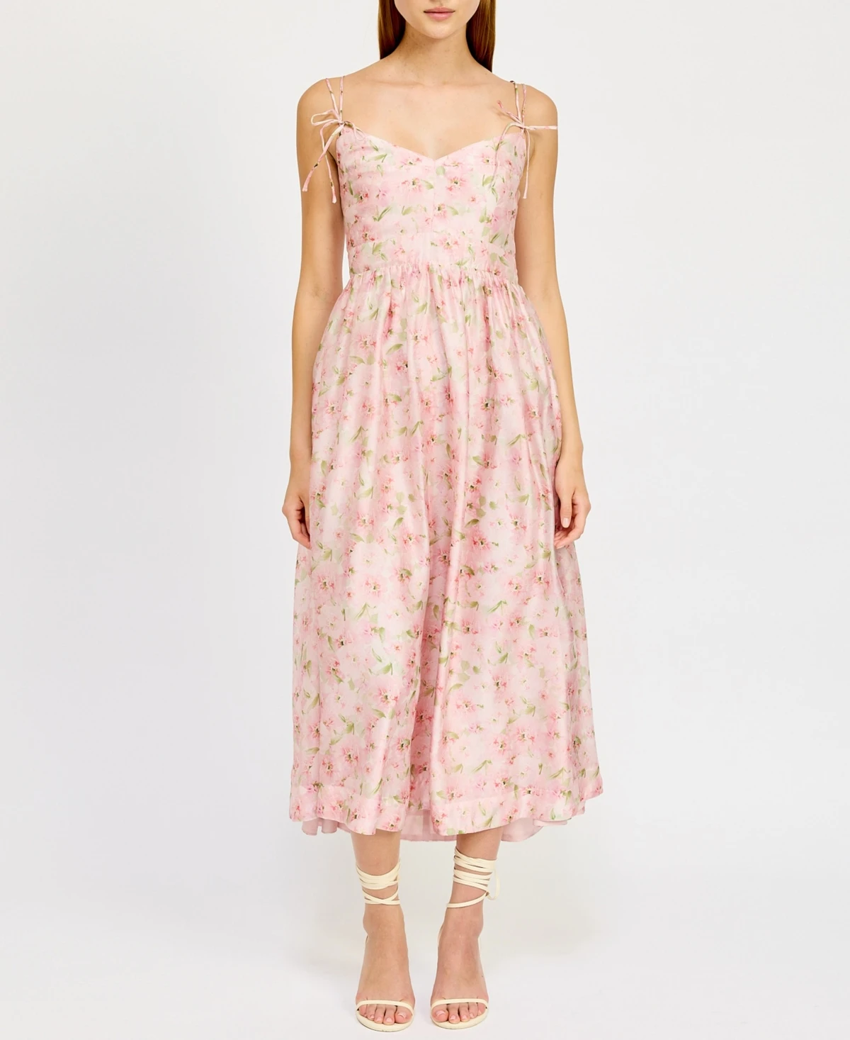 Women's Josette Floral V-Neck Midi Dress