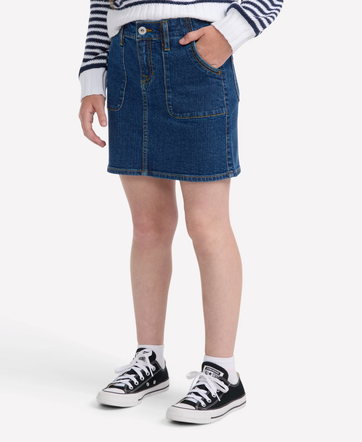 abercrombie kids Girls Denim Mini Skirt - Dark blue