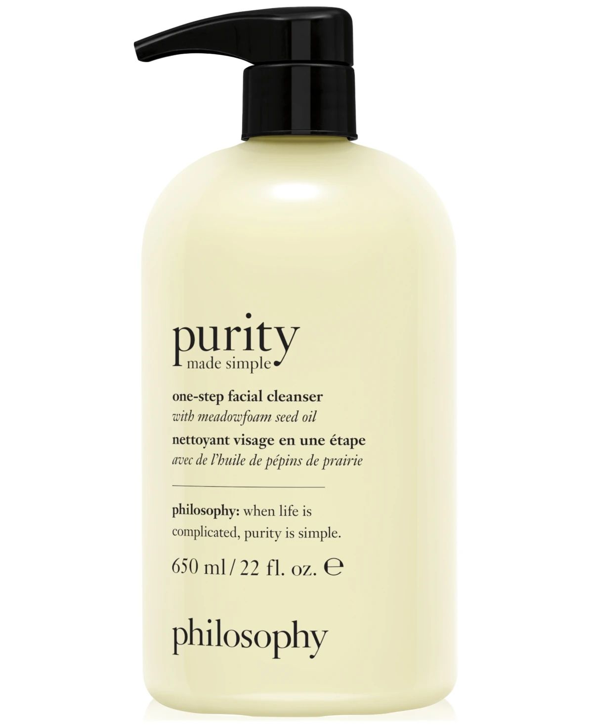 philosophy Purity Made Simple One-Step Facial Cleanser, 22 oz.