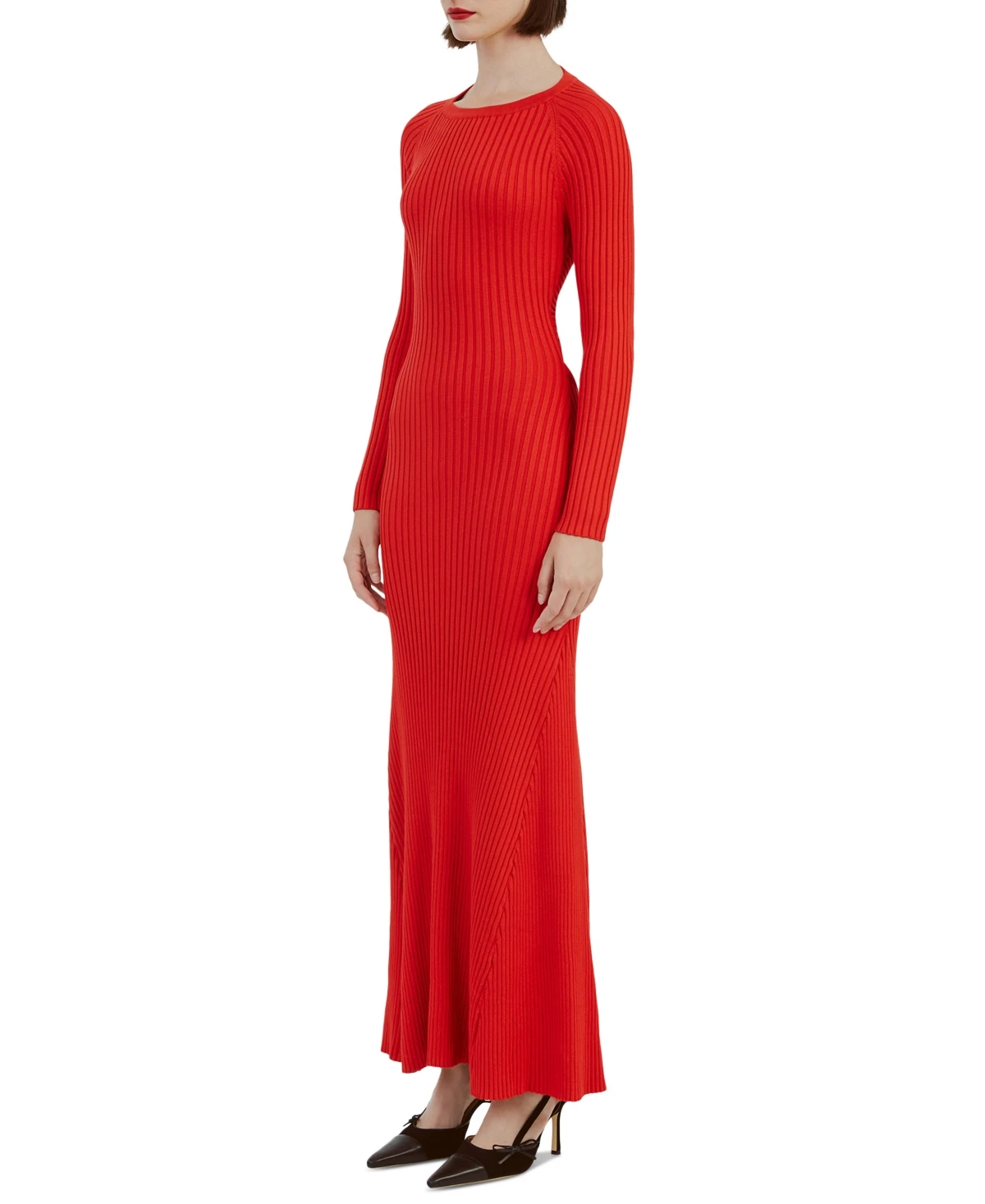 Bardot Women's Amaro Open-Back Knit Maxi Dress - Fire Red