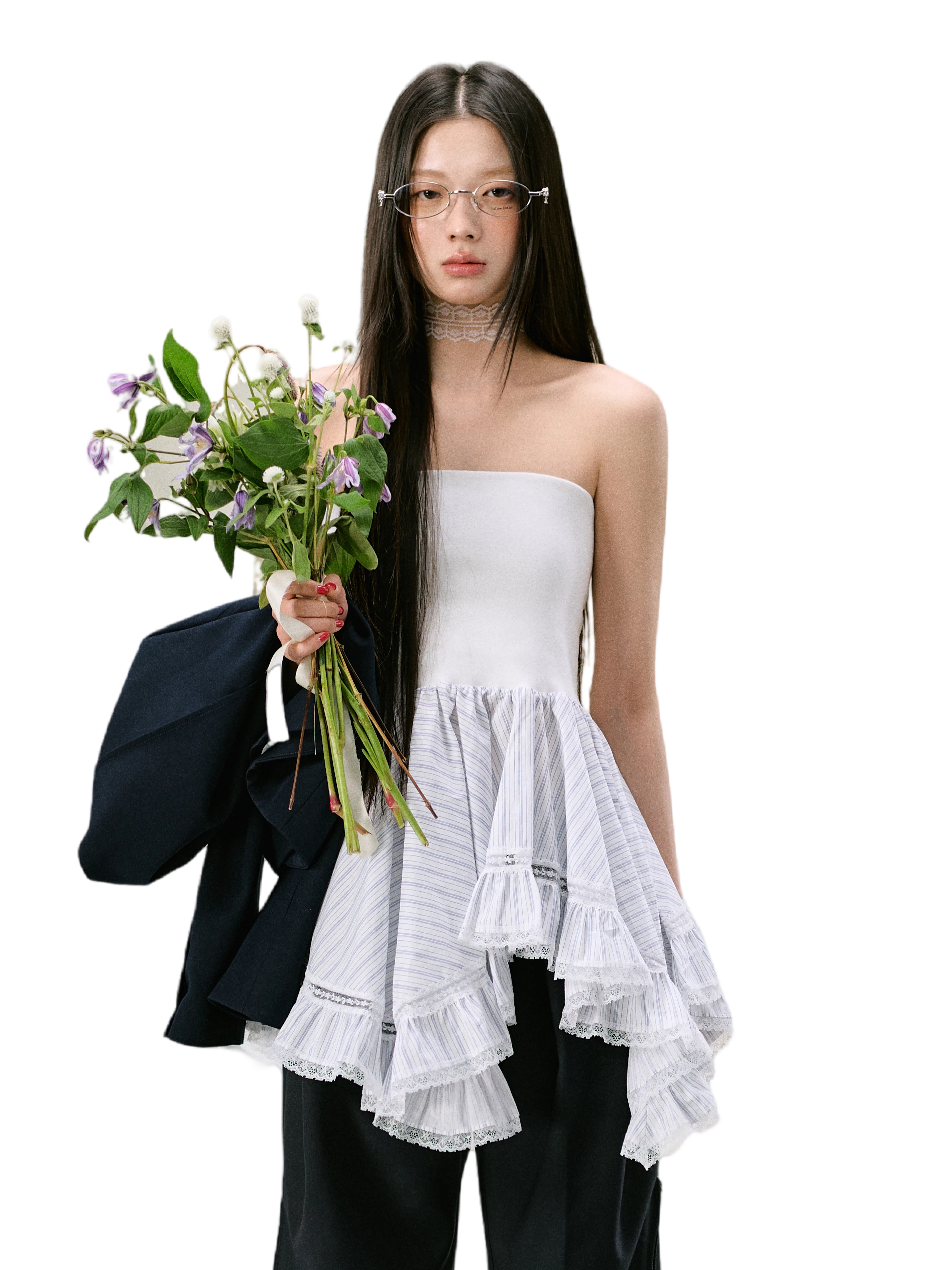 'BLUE ROMANCE' Elysia Tube Top/ Skirt
