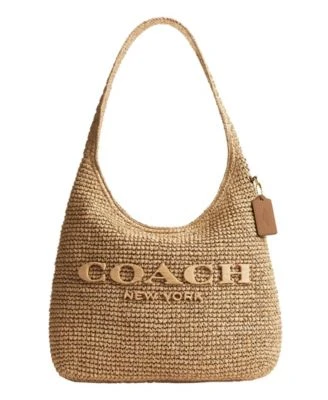 Brooklyn Large Straw Shoulder Bag 34