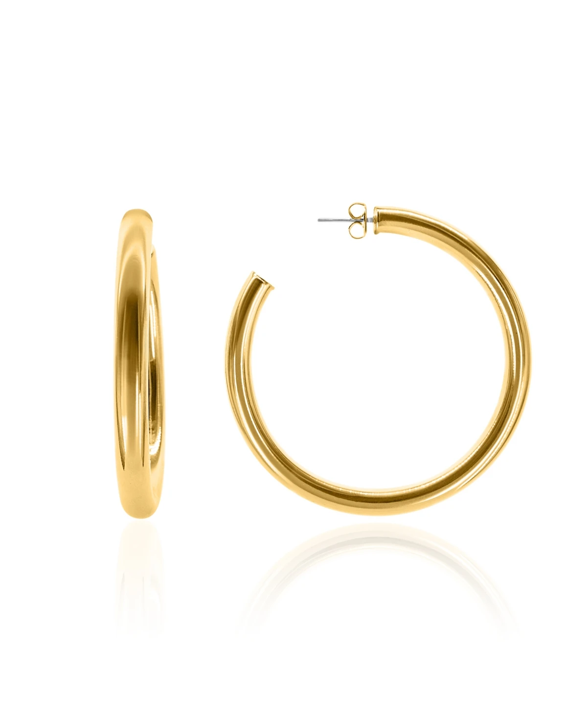 Oma The Label Bente Large Hoops - Gold Tone