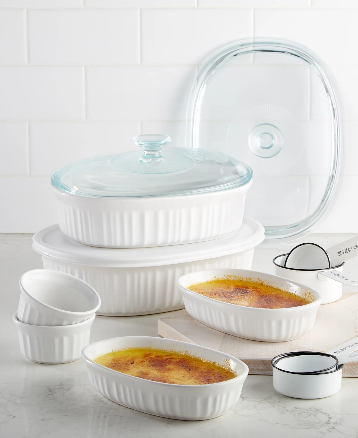 Corningware French White 10 Piece Bakeware Set